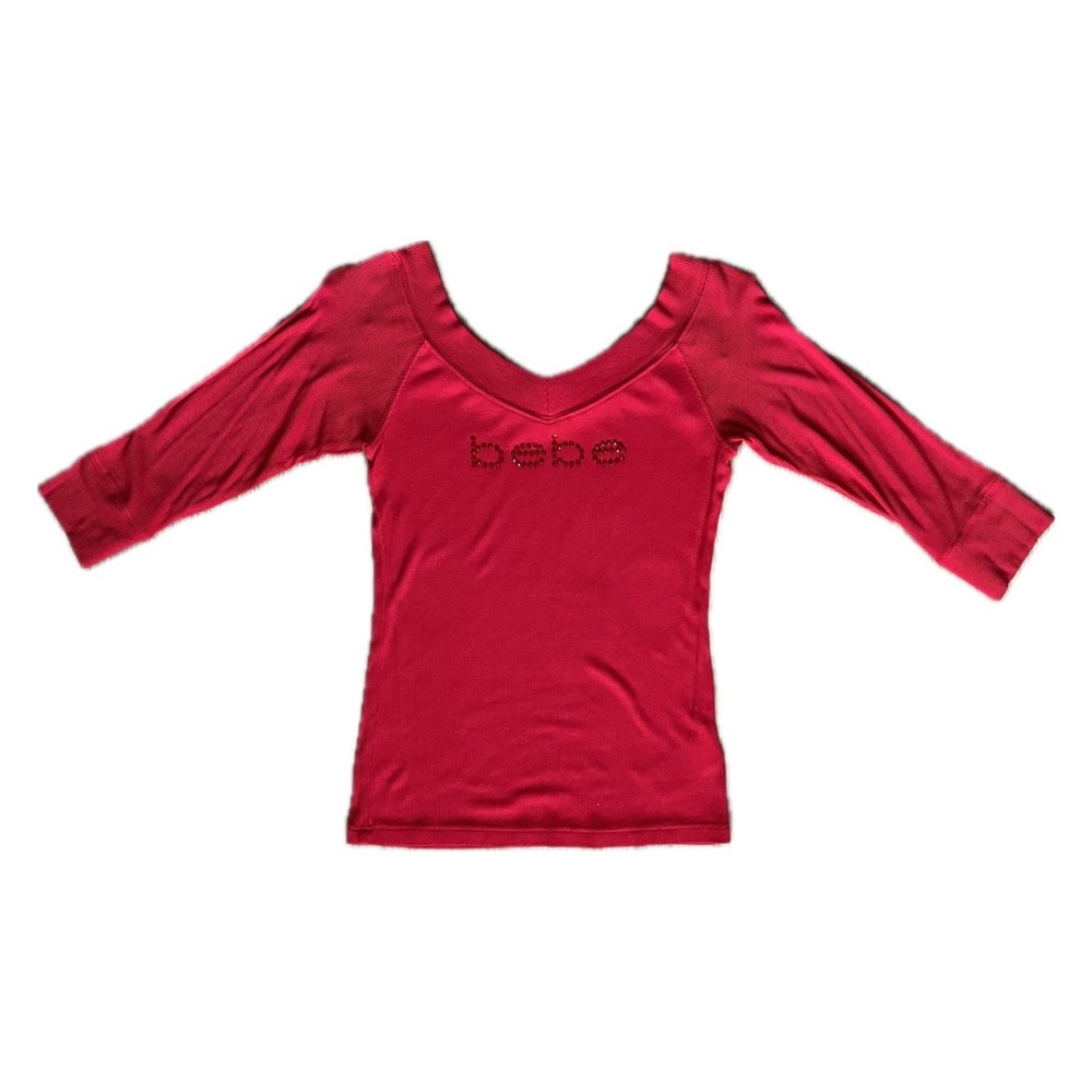 2000s Bebe Rhinestone Top